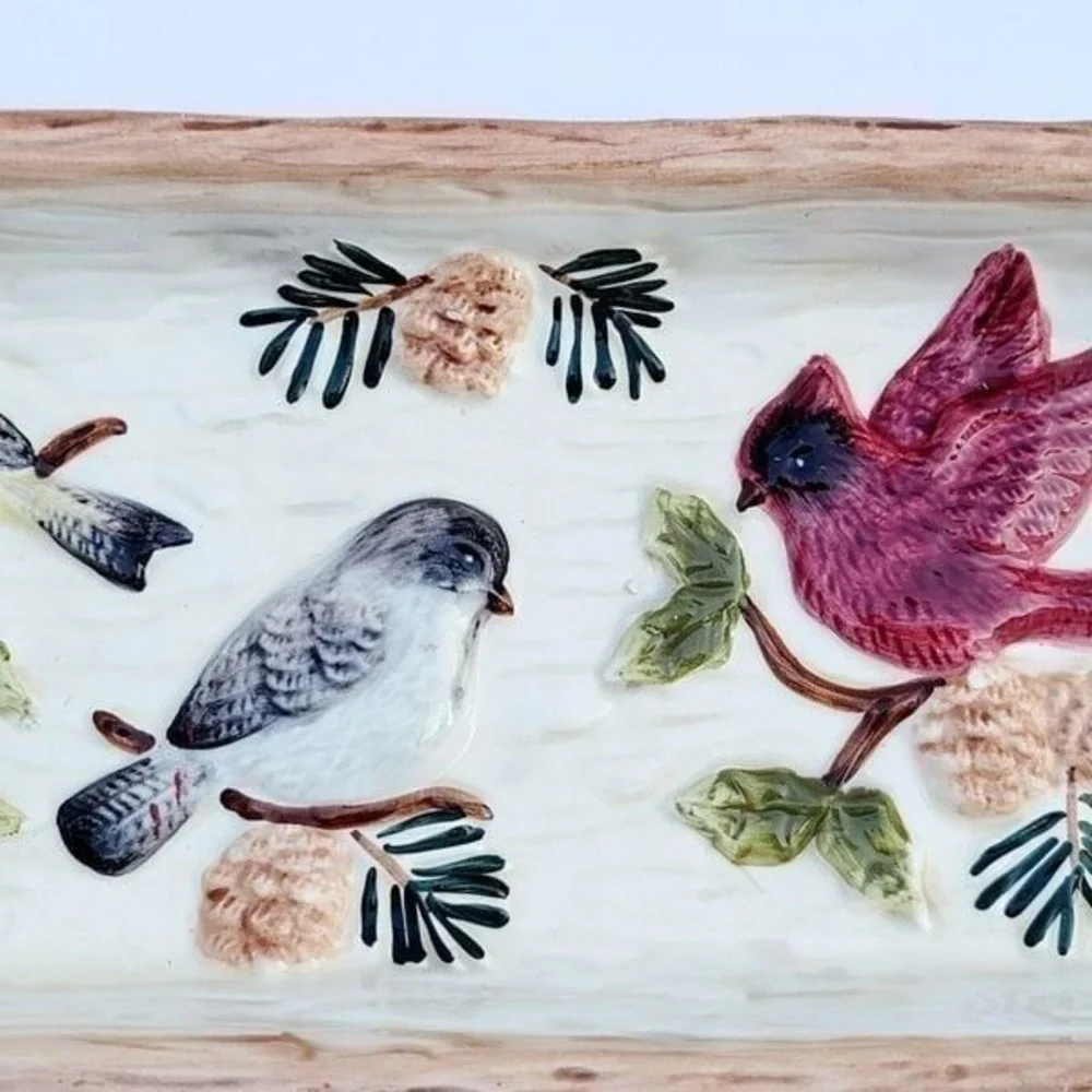 Sonoma Life Style Knollwood Bread Tray w/ Bird